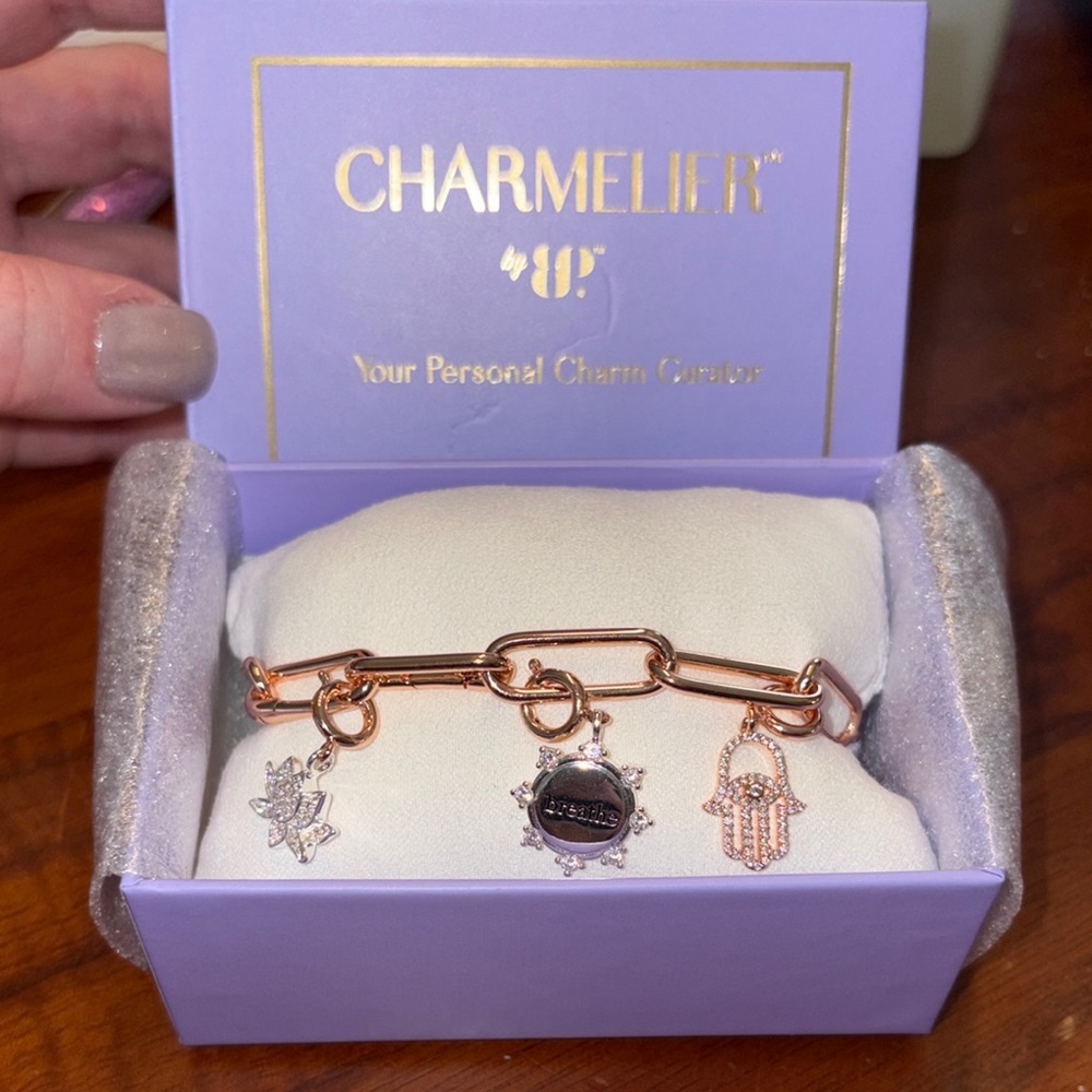 Remember to breathe bp charm bracelet